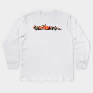 Charles Leclerc - Ferrari 2023 Monza Kids Long Sleeve T-Shirt